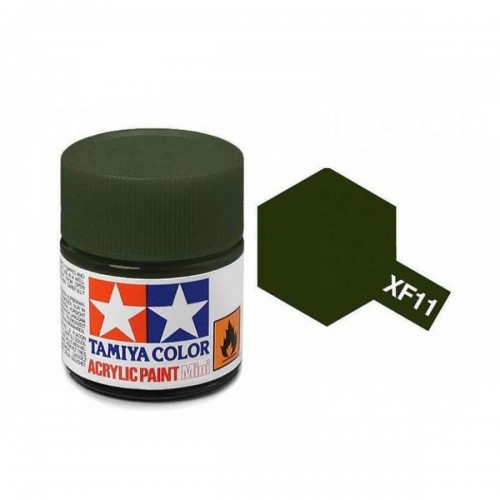 TAMIYA XF-11 JN GREEN - ACRYLIC PAINT MINI (FLAT) 10ML